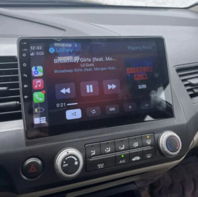 For Honda Civic 2006-2011 Android 13 Apple Carplay Car Stereo Radio GPS Navi 10" Foto 1 de 4