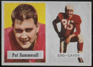 1957 Topps Football #14 Pat Summerall Chicago Cardinals Near Mint+! - Picture 1 of 2