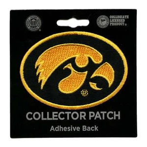 Iowa Hawkeyes Primary Logo Iron On Embroidered Patch (ALT) M - Picture 1 of 2