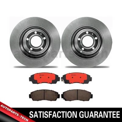 Juego de pastillas de freno de disco delanteras Brembo rotor de freno para Honda CR-V 2010 2011 2012 2013 Foto 1 de 4