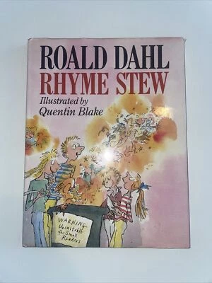 Rhyme Stew 1st Edition 4th Print 1989 Roald Dahl Quentin Blake Hardcover Book - Image 1 of 4