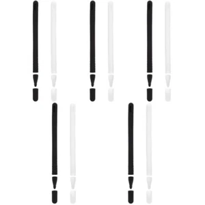  5 PCS Pen Case Miss Pencil Tip Protector Cover Textured Silicone Sleeve - Afbeelding 1 van 12
