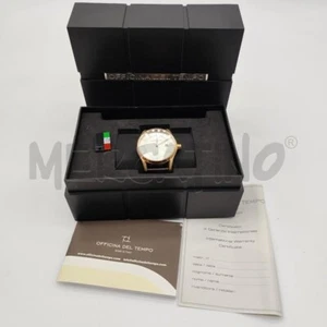 OROLOGIO OFFICINA DEL TEMPO AUTOMATICO MARRONE ST COCCO - Imagen 1 de 3