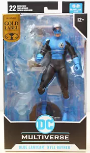 McFarlane DC Multiverse BLUE LANTERN Kyle Rayner Gold Label MTS Exclusive Figure - Picture 1 of 11