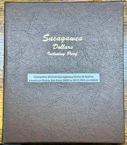 Complete Sacagawea Native American Dollar Set of 39 Coins 2000-2012 PDS #650K - Picture 1 of 11