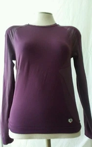 PEARL iZUMI Camicia da corsa donna viola/bianco misto poliestere manica lunga taglia M - Foto 1 di 7