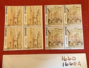 Briefmarken-MONACO, POSTFRISCH, #1660-60A RUE DES SPELUGUES/ST.NICHOLAS PLACE-SIEHE BESCHREIBUNG. - Bild 1 von 3