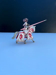 Schleich 70046 Red and Gray Dragon Tournament Knight on Horse Figurine year 2006 - Picture 1 of 7