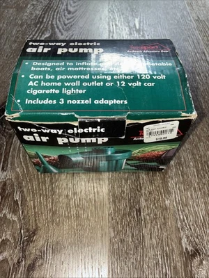Bomba de aire eléctrica bidireccional Texsport auténtico equipo de aventura Foto 1 de 2