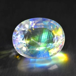4.05Ct Awesome Top Fire_100 % Natural Unheated RAINBOW Moonstone_Madagascar - Picture 1 of 2