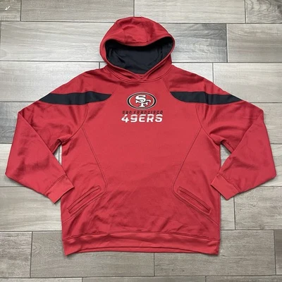 Sudadera con Capucha San Francisco 49ers Para Hombres 2XL XXL Reebok Pullover NFL Fútbol Foto 1 de 4