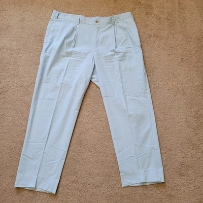 Bill's Khakis M2P Classic Fit Pants Poplin Size 42 Made In USA Light Blue Foto 1 de 4