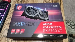 MSI Radeon RX 6700 XT MECH 2X OC 12GB GDDR6 Graphics Card - Bild 1 von 7
