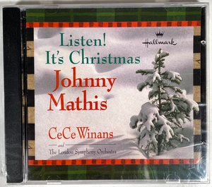 JOHNNY MATHIS Listen! It's Christmas CD NEW & SEALED CeCe Winans 1999 Hallmark - Picture 1 of 2