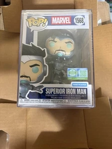 Funko POP! Ultra Superior Iron Man Marvel #1568 LE 5,000 With Hard Stack - Picture 1 of 4