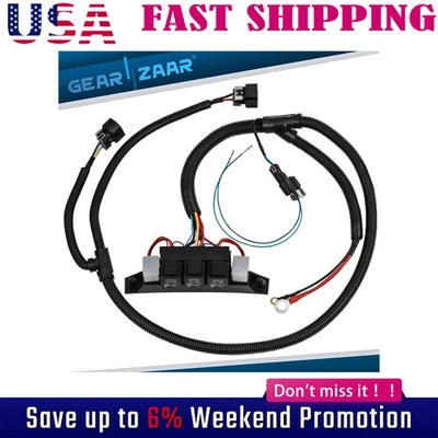 674-00923 独立式电风扇线束 适用于 02-06 雪佛兰索罗德 1500 2500 E — 第 1/4 张图片