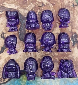 12x Megatrip Gogo's Crazy Bones - Países Bajos, figuras brillantes, púrpura. - Imagen 1 de 3