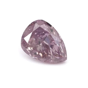 0.11 Ct Natural Fancy Color Pink Diamond Pear GIA Certified Rare Jewelry - Picture 1 of 7