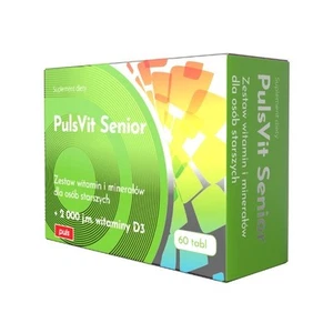 PulsVit Senior 60 Tabletten Multivitamin für Senioren | Knochen & Immunsystem - Bild 1 von 2