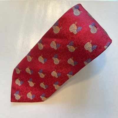 "Corbata de cuello Tommy Bahama 100 % seda negocios floral Mai Tai playa vacaciones 3,5""x59""" Foto 1 de 3