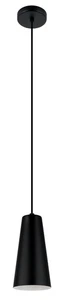 Structured Black One Light Mini Pendant from the Pratella Collection - Picture 1 of 2