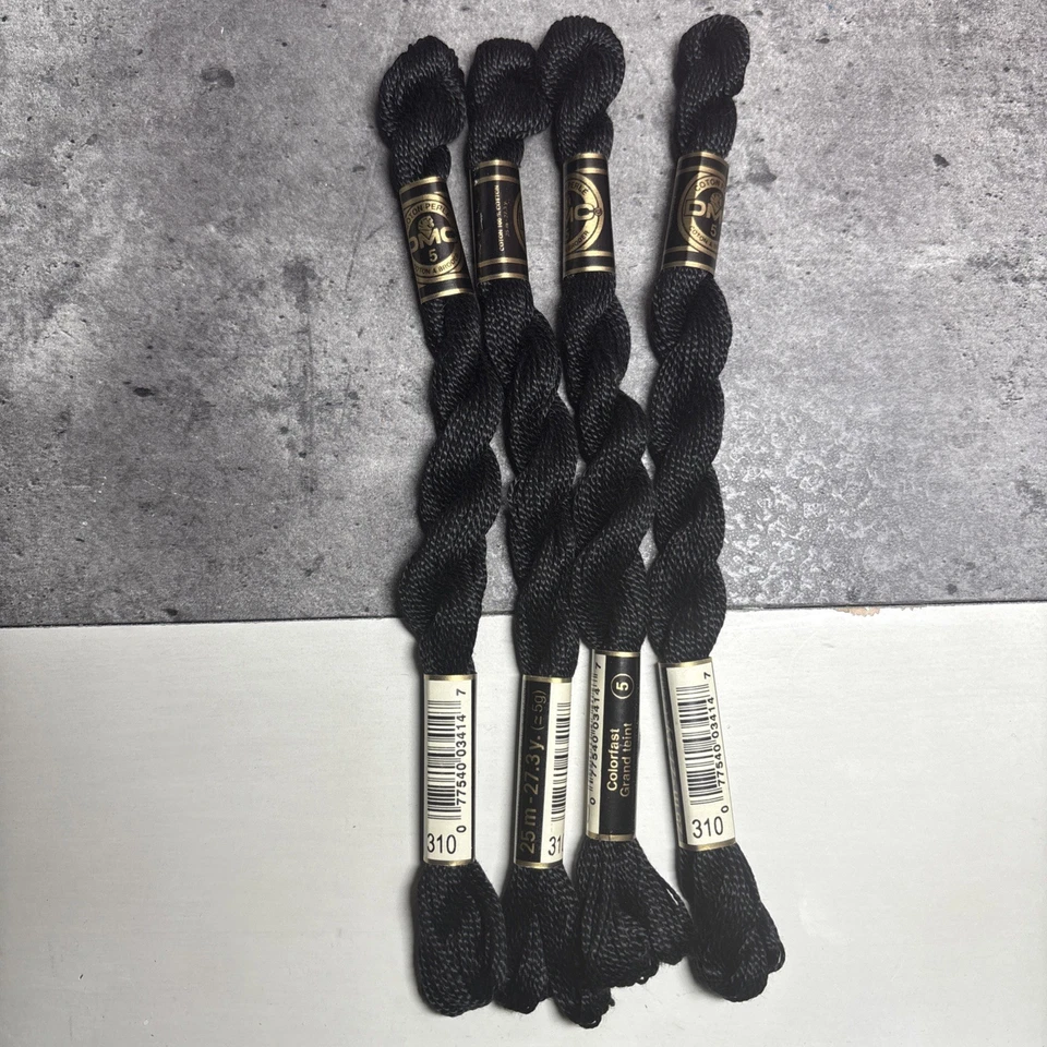 DMC Coton Perle Size 5 Color 310 - Image 1 of 1