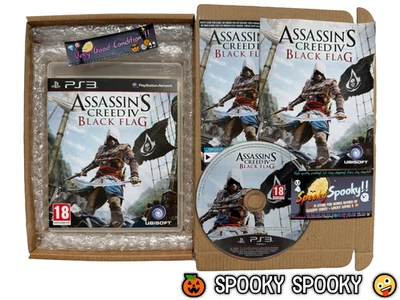 Assassins Creed IV Black Flag PS3 - UK PAL VGC CIB - High Quality Packing - Image 1 of 4