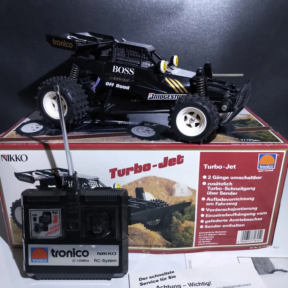 Turbo Jet Nikko Tronico Hugo Boss Edition Getestet Vintage Top Zustand! mit OVP - Bild 1 von 4