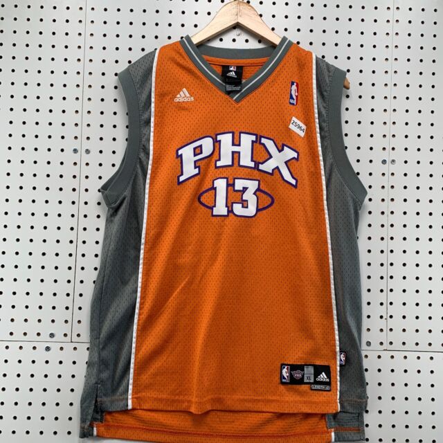 Mitchell & Ness Men's Phoenix Suns Steve Nash Spray Paint Swingman Jersey, Orange, Size: Medium, Polyester