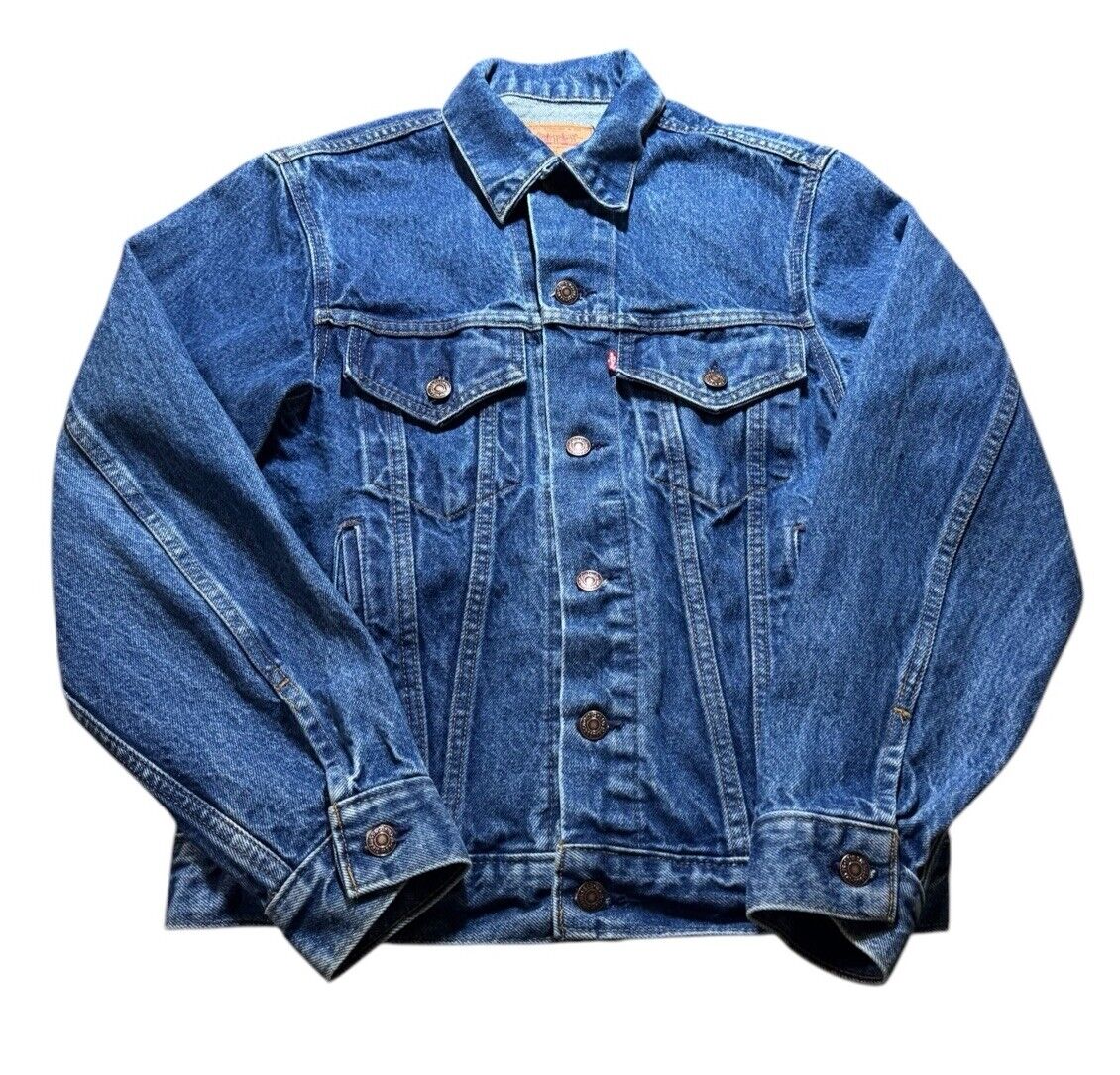 Vintage 80s Levis Jean Trucker Jacket 70506 0216 Denim Made Vintage 80s Levis Jean Trucker Jacket 70506 0216 Denim Made