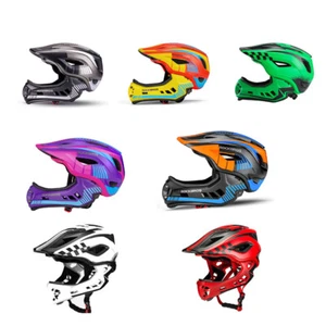 ROCKBROS Kinderhelm Fahrradhelm Integralhelm mit Abnehmbaren Kinnschutz Jugend - Bild 1 von 15