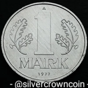 Germany East DDR 1 Mark 1977 A. KM#35.2. One Dollar coin. Berlin Mint. - Picture 1 of 7