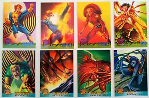 1995 - 1996 Fleer X-Men Generación X Par Set: Banshee, Cámara, Penitencia, Skin - Imagen 1 de 2