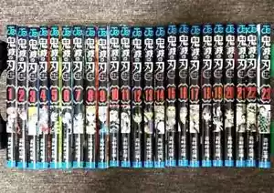 Juego de 4 cómics manga japoneses Demon Slayer Kimetsu no Yaiba Vol.1-23 usados - Imagen 1 de 2
