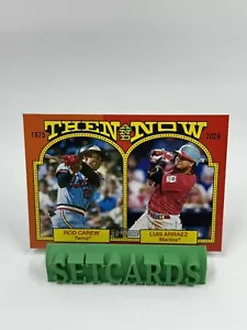 2024 Topps Heritage Then And Now Rod Carew Luis Arraez #TAN-7 - Foto 1 di 2