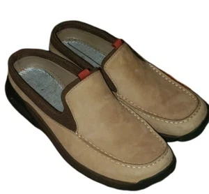 Cole Haan NikeAir Slip-On Tan Suede Loafers Shoes W Sz 6.5B 013647 No Insoles - Picture 1 of 5