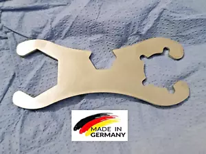 Gasflaschenschlüssel aus 3 mm Edelstahl für Druckminderer Druckregler Gasflasche - Bild 1 von 2