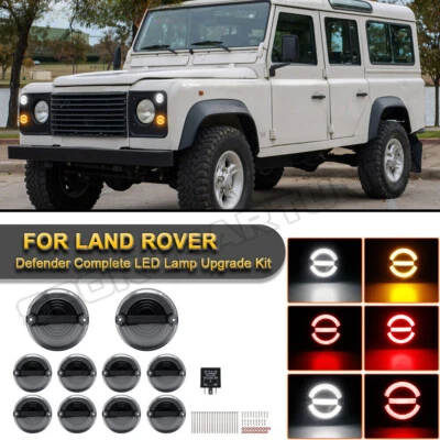 Actualización de luces traseras LED de señal de giro de 10 piezas para Land Rover Defender 90/110/130 Foto 1 de 4