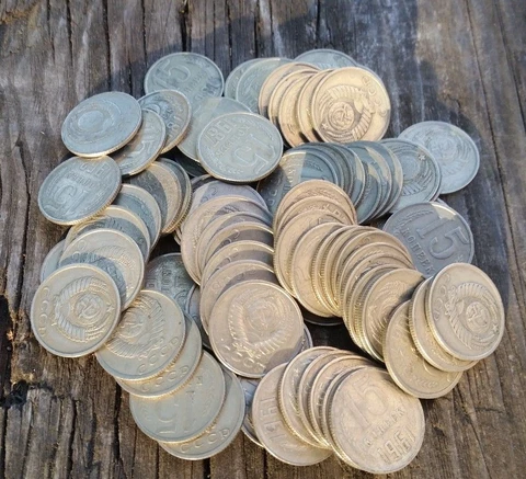 LOT OF 100 USSR SOVIET 15 KOPEKS COINS 1961-1991 CCCP KOPEK BULK Cover