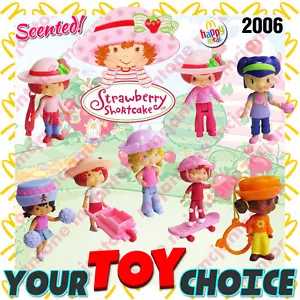 McDonald's 2006 STRAWBERRY SHORTCAKE Llavero SSC Clip On Figura TU Juguete ELECCIÓN - Imagen 1 de 29
