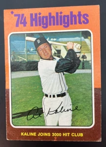 1975 Topps Al Kaline #4 74 Highlights - Picture 1 of 2