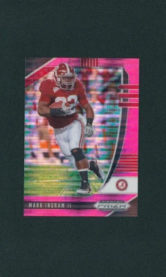 2020 Panini Prizm Draft Pink Pulsar Prizm Mark Ingram II #67 ALABAMA - Image 1 of 2