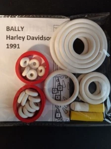 Kit Elastiques Flipper - HARLEY DAVIDSON - 1991 - BALLY - Pinball Rubber Kit - Picture 1 of 1