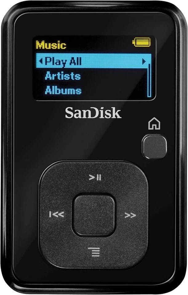 Sansa Clip+ 4GB Black MP3 microSD Slot Music Player MINT UK SELLER - Image 1 of 1