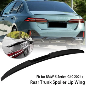 Roof Spoiler Tail Wing Gloss Black For BMW 5 Series I5 G60 G68 525i 530i 2024 + - Foto 1 di 13