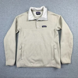 Patagonia Better Sweater Damen S Bleach Stone Marsupial Fleece Snap T Jacke - Bild 1 von 9