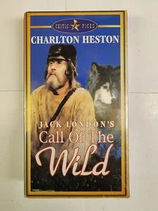 CRITIC PICKS - Jack London's Call of the Wild - CHARLTON HESTON (1998, VHS) NEW - Picture 1 of 6