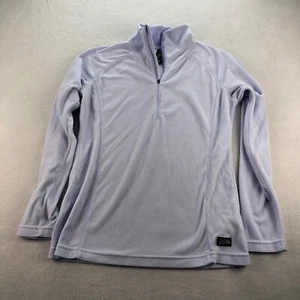 Mountain Hardwear Fleece Sweater Womens Medium Light Purple 1/4 Zip - Picture 1 of 12
