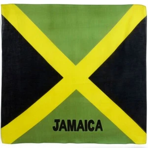Jamaica Bandanna Bandana Paisley Head Scarf Festival 100% Cotton - Picture 1 of 1