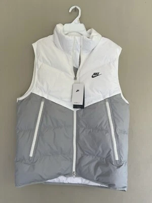 Nike Sportswear Storm-FIT Windrunner Vest White Gray Men’s Size XL DD6817-100 - Image 1 of 4